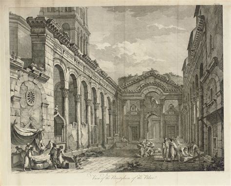 Adam Robert 1728 1792 Ruins Of The Palace Of The Emperor Diocletian
