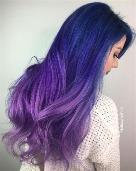 20 ways to wear violet hair. 35 Blue and Purple Hair Color Ideas