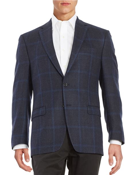 Lauren By Ralph Lauren Plaid Blazer In Blue For Men Lyst