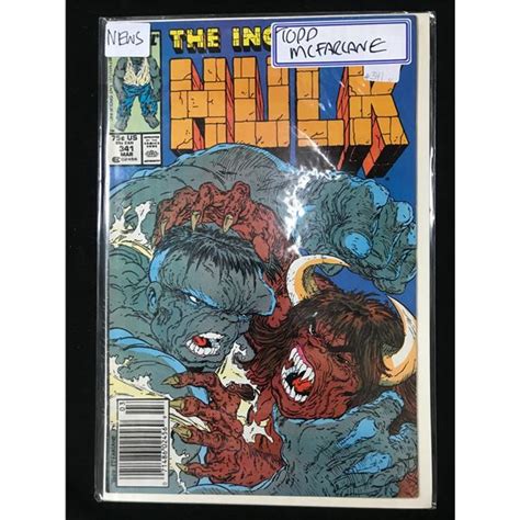 Marvel Comics No341 The Incredible Hulk Todd Mcfarlane