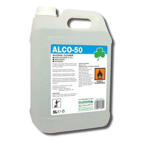 Alco 50 Alcohol Cleaner Mark Douglas Industrial Supplies