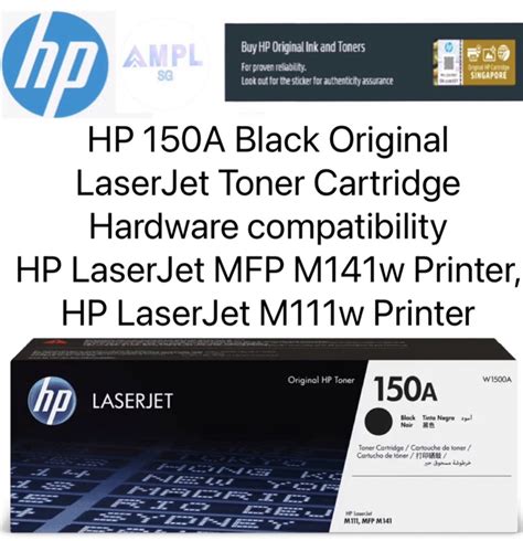 Genuine Hp 150a Black Original Laserjet Toner Cartridge W1500a For