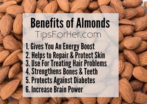 What you know about your skin. Health Benefits of Almonds