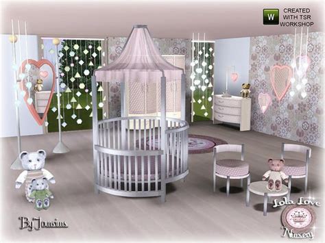 Jomsims Lola Love Nursery Sims Sims Baby Sims 4 Cc Furniture
