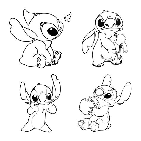 Greatest Outline Of Stitch Disney In The World Check This Guide