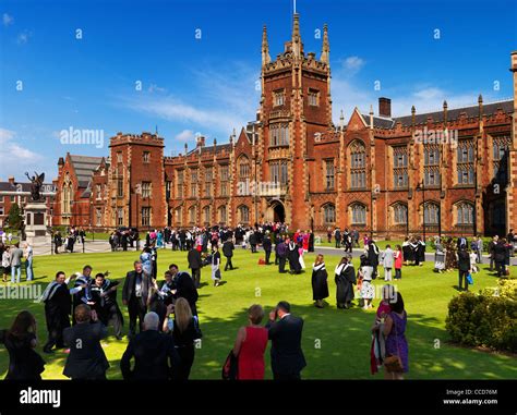 Queen S University Graduations Belfast Northern Ireland Stock Photo