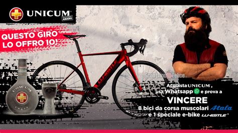 Concorso Unicum Questo Giro Lo Offro Io” Vinci Bici Da Corsa E