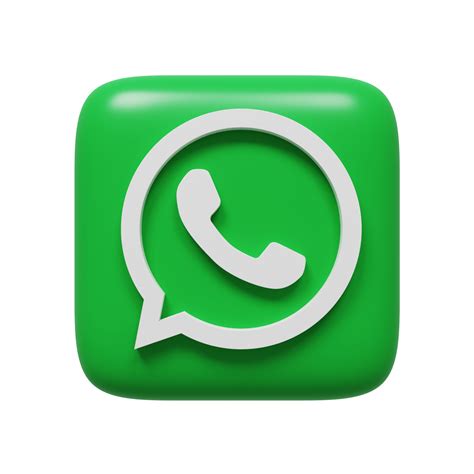 Logotipo Do Whatsapp Renderiza O D Png