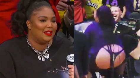 Lizzo Gets Dragged For Twerking In Thong At Lakers Game Confesses Her Obsession For Kat Youtube
