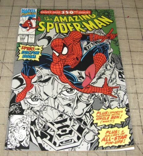 Amazing Spider Man 350 Aug 1991 Good Condition Comic Spidey Vs
