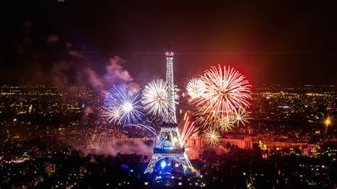 Bastille Day Fireworks In Paris
