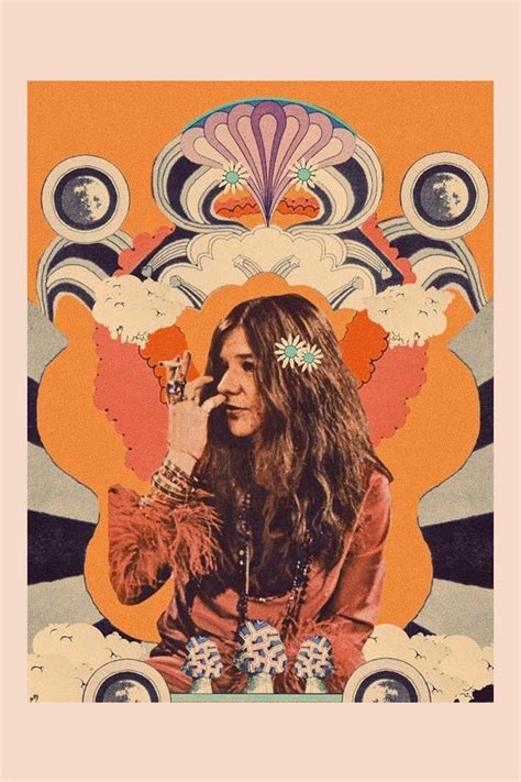 Janis Joplin Print Psychedelic Art Janis Joplin Psychedelic Poster