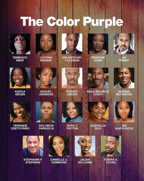 Signature Announces Color Purple Cast And Creative Team Dc Theater Arts