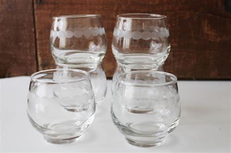 Libbey Tempo Roly Poly Glasses Crystal Clear Double Old Fashioned W