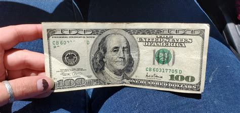 I Received A Misprinted 100 Bill From Work The Serial Is Actually On