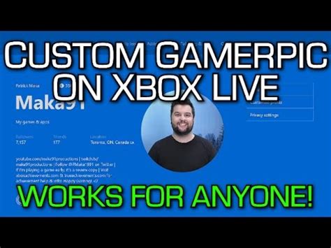 With microsoft's new xbox one update allowing users to post personalized gamerpics, we show players how to set their desired photo. CUSTOM GAMERPIC on Xbox One (Works for Everyone) Tutorial ...