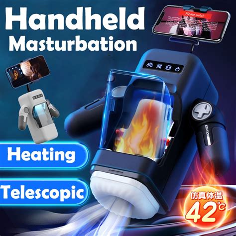 Automatic Vagina Masturbation Machine Male Thrusting Heating Telescopic