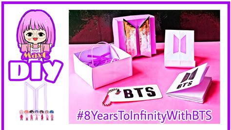 Bts Diy Stuffeasy Paper Crafts 8yearstoinfinitywithbts Army Mayc