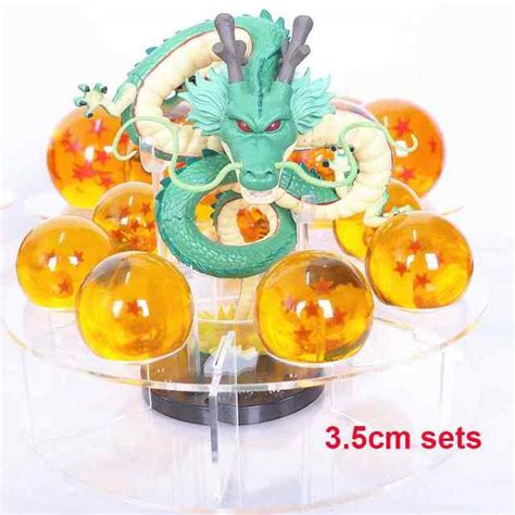 Dragon Ball Z Shenron Pvc Action Figures Toys Golden Green Dragon 7pcs 3 5cm Dragonball Z