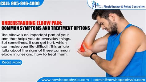 Elbow Pain Common Symptoms And Treatment Options