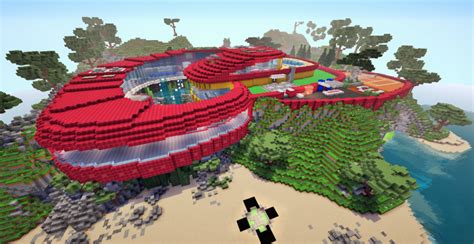 Avenger´s Mansion W Command Blocks Minecraft Project