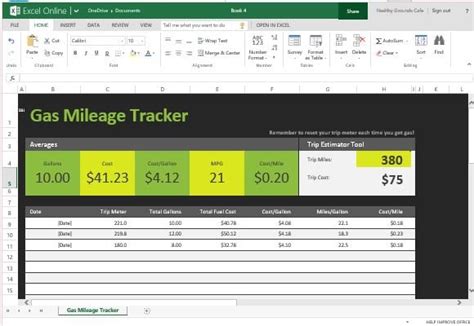 The distance in miles and kilometers will display for the straight line or flight mileage along with the. Free Gas Mileage Tracker For Excel Online