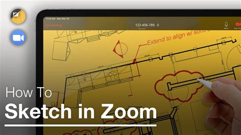 How To Set Up Live Sketching In Zoom Morpholio Trace Beginner Ipad