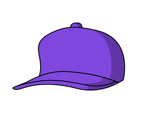 Free Purple Cap Wear Hip Hop Hat Model Front View 15694056 Png With