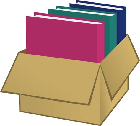 Box With Folders Clip Art At Vector Clip Art Online