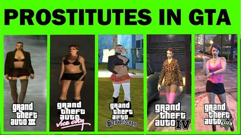 How To Find A Prostitute In GTA Games GTA 3 Vice City SA GTA 4 GTA