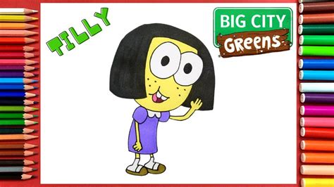 How To Draw Tilly Big City Greens Youtube