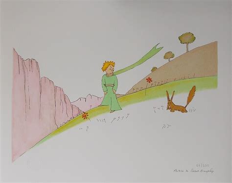 Antoine De Saint ExupÉry Le Petit Prince 1943 Lithographie Art