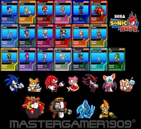 Sonic Battle Cards By Mastergamer1909 On Deviantart