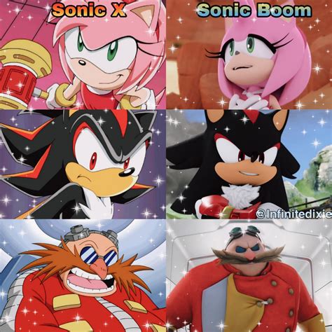 Sonic And Amy Sonic Boom Sonic The Hedgehog Anime Character Speed