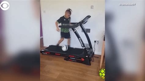 11 Year Old Shows Off Stunning Soccer Skills On Treadmill Cbs Newspath