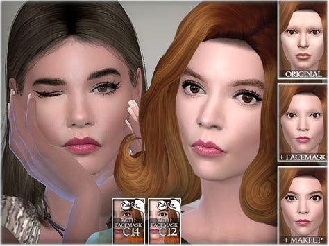 Beth Facemask By Bakalia At Tsr Sims 4 Updates