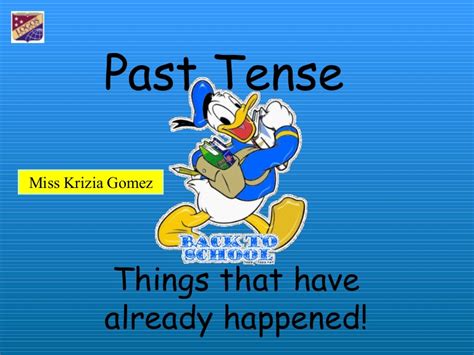 In this lesson we look at the structure and use of the past simple tense, followed by a quiz to check your understanding. Regular Past Tense For Kids