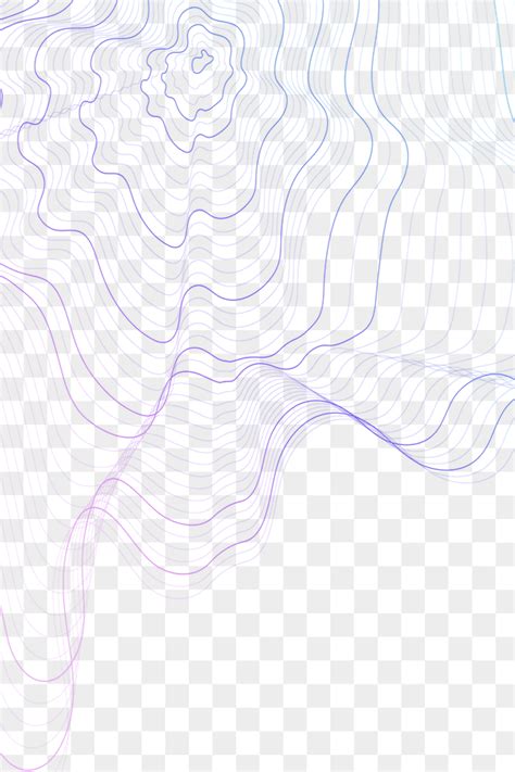 Purple Abstract Line Design Element Premium PNG Rawpixel