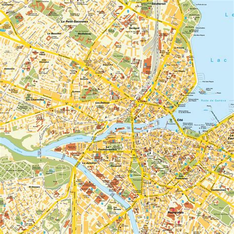 Large Geneva Maps For Free Download And Print High Resolution And