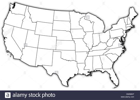 Map Of United States Vector Vectors Hi Res Stock Photography And Images