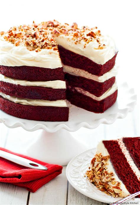 Red Velvet Layer Cake Melissassouthernstylekitchen