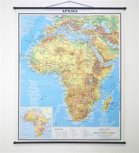 Afrika Hrvatska Kolska Kartografija