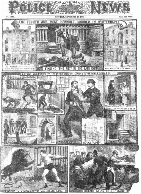Jack The Ripper Whitechapel Murders Illustrated Police News 1888 1899