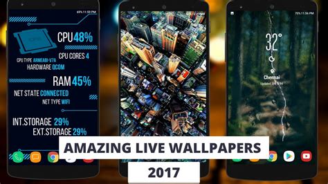 Best Live Wallpapers For Android 2017 Youtube