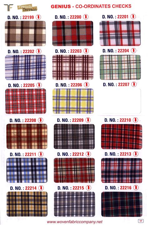 Cotton Blend Checks 22199 School Uniform Shirting Fabric