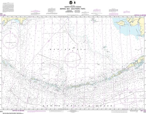 Noaa Nautical Chart 513 Bering Sea Southern Part