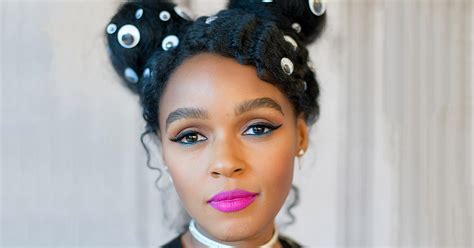 Black and white is her signature aesthetic, so it was only a matter of time before janelle monáe accessorized her hair with googly eyes. Janelle Monae Hair Messages - Eyes Safety Pins Wire