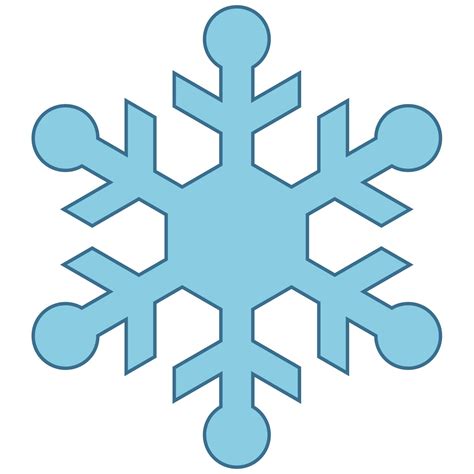 Simple Snowflake Clipart 3 Wikiclipart