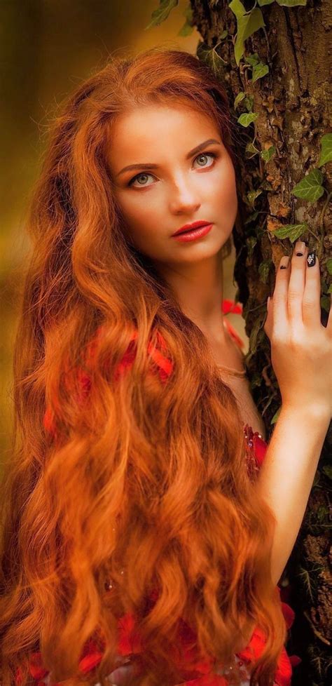Long Red Hair Girls With Red Hair Super Long Hair Beautiful Red Hair