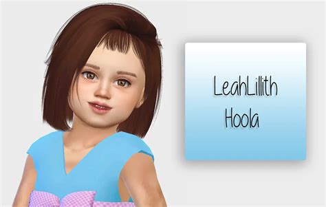 Simiracle Leahlillith`s Hoola Hair Retextured Toddler Version Sims